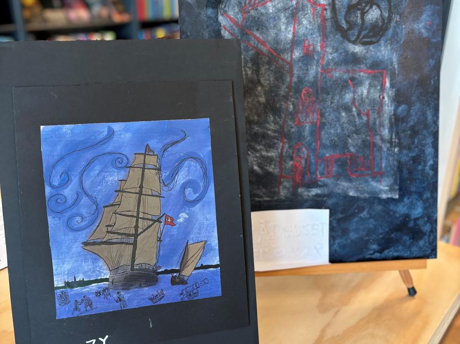 Udstilling i børnebiblioteket